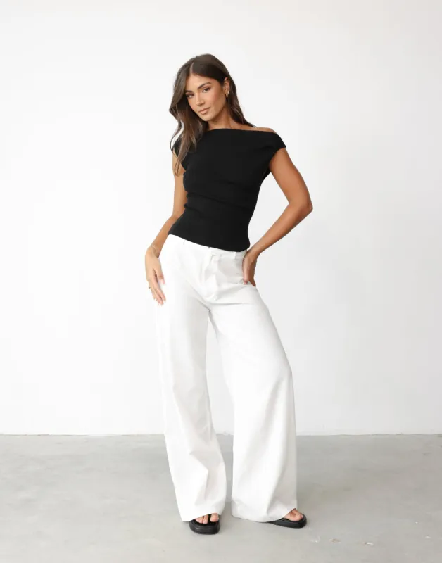 Martina Top (Black) sold by Charcoal Clothing