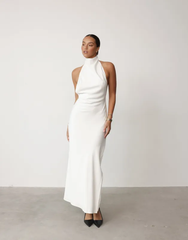Clara Maxi Dress (White) sold by Charcoal Clothing