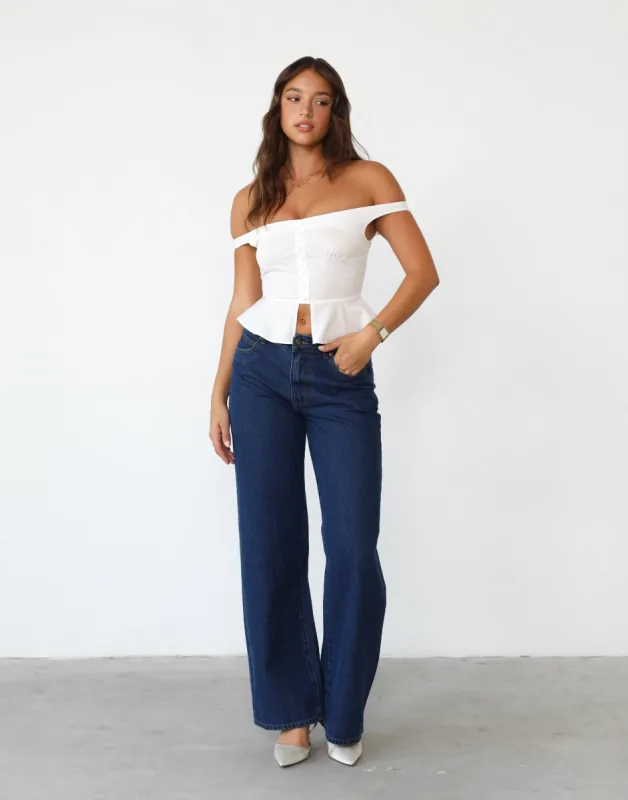 Femme Fatale Top (Porcelain) - By Lioness sold by Charcoal Clothing