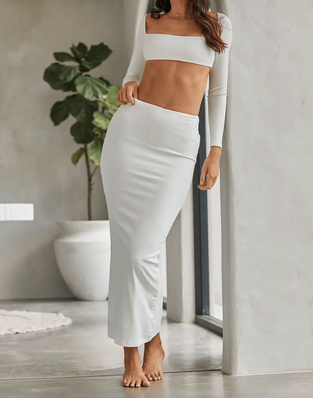 Broadway Maxi Skirt (White) sold by Charcoal Clothing product image thumbnail 2