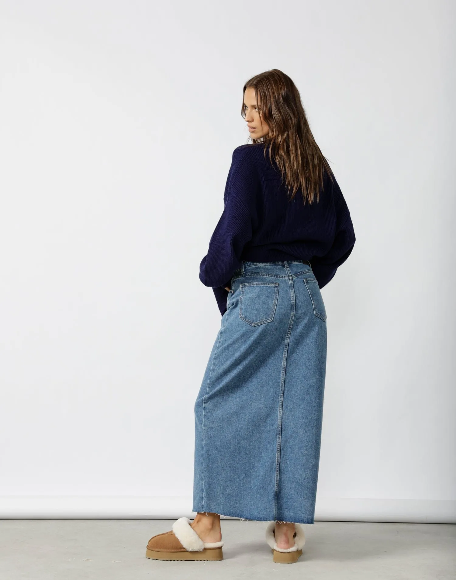 Cody Oversized Jumper (Navy) sold by Charcoal Clothing product image thumbnail 3