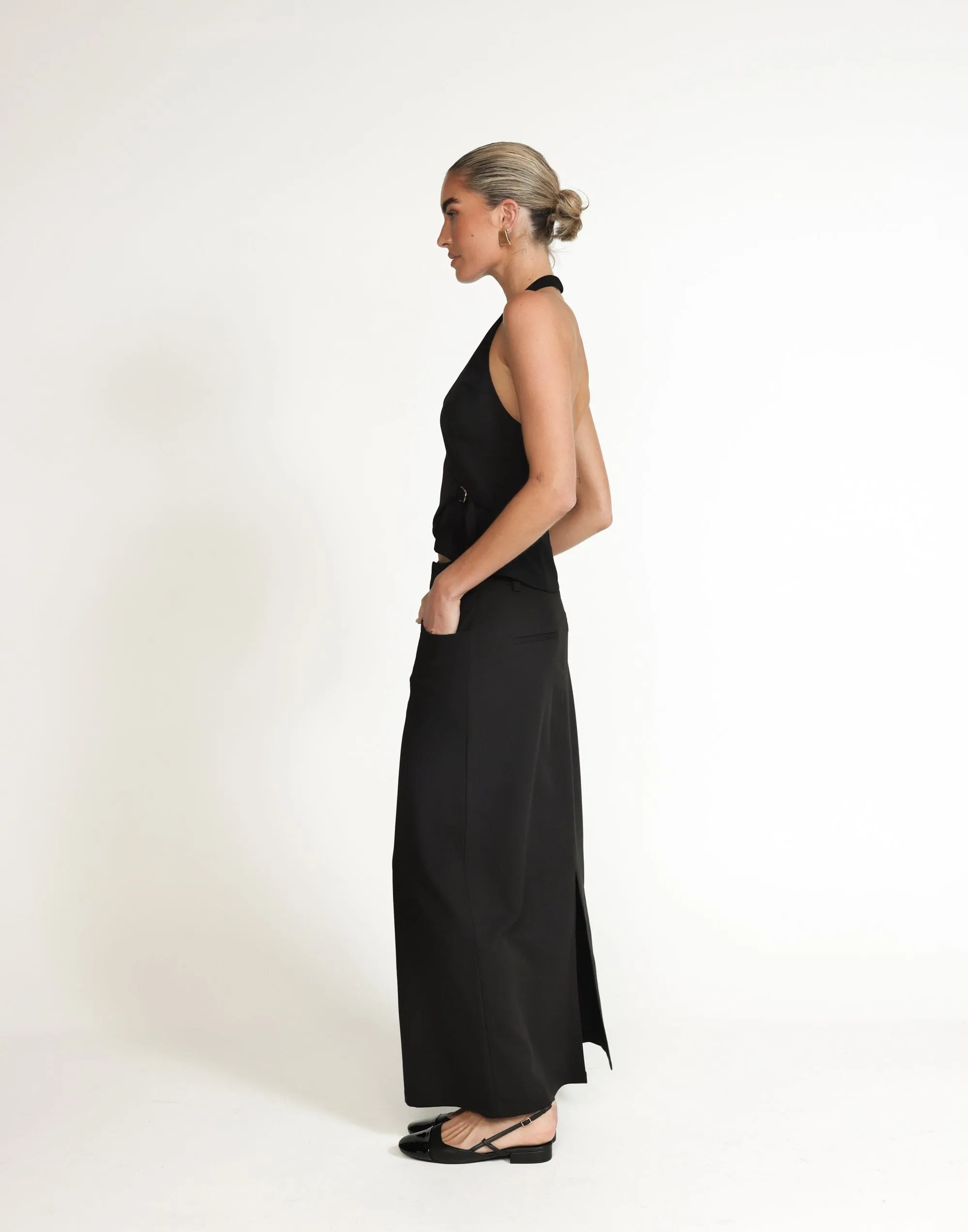 Salome Maxi Skirt (Black) sold by Charcoal Clothing product image thumbnail 4