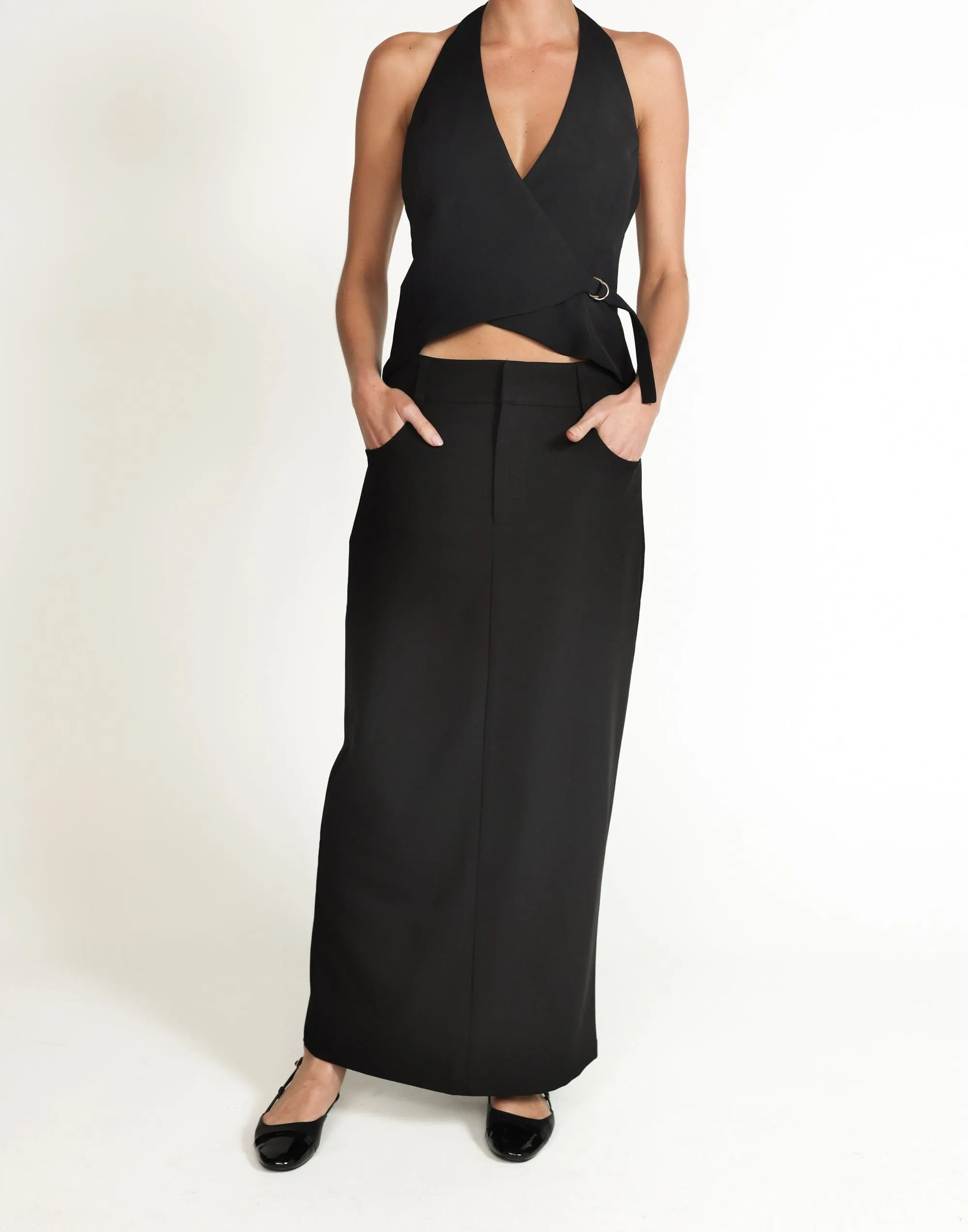 Salome Maxi Skirt (Black) sold by Charcoal Clothing product image thumbnail 5