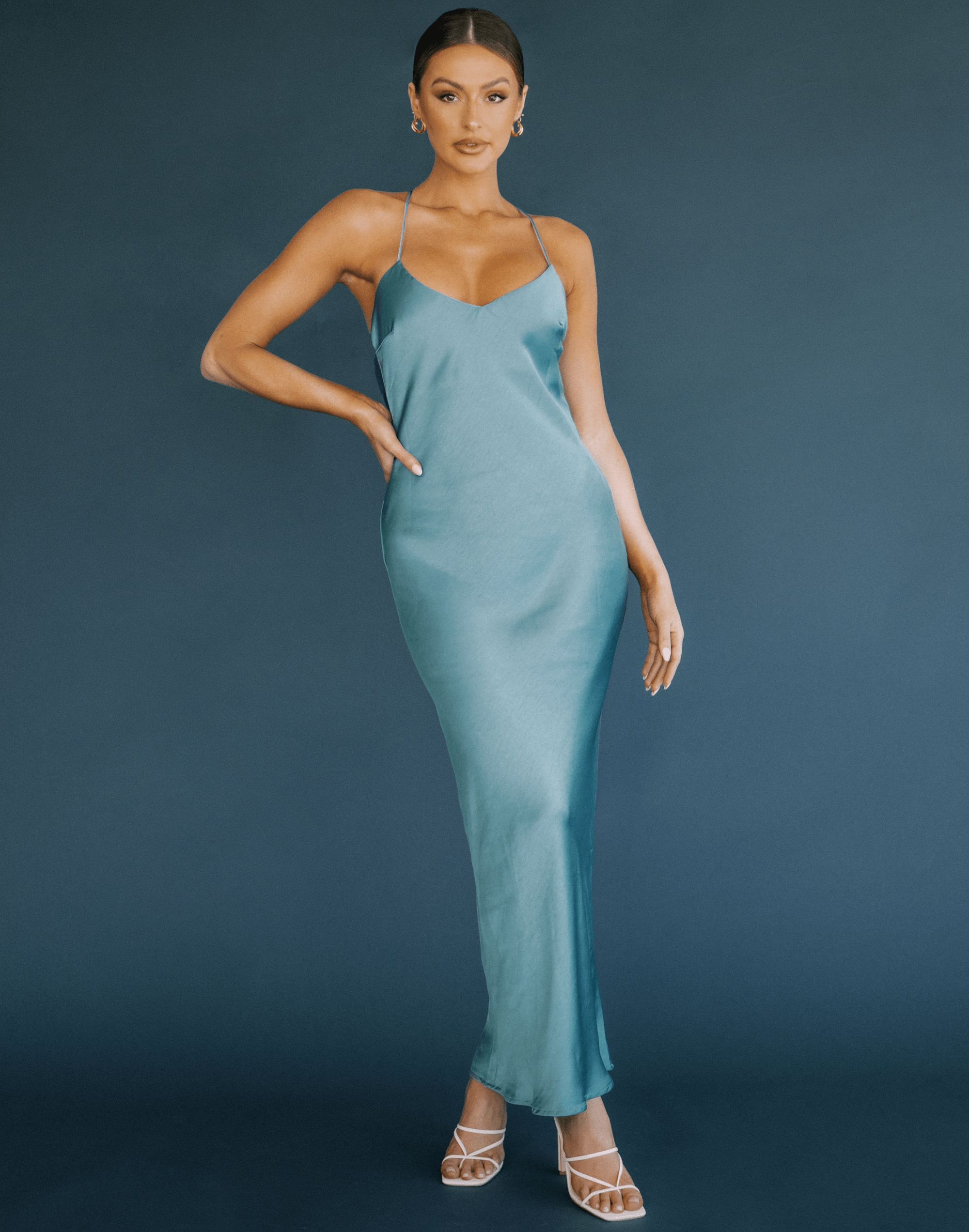 Ceclia Maxi Dress (Teal) sold by Charcoal Clothing product image thumbnail 4