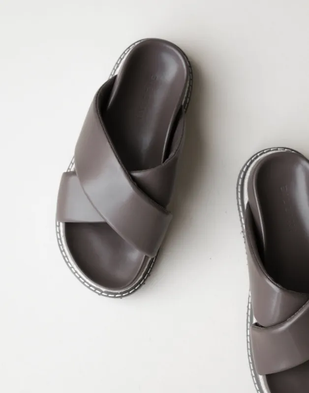 Arabel Slides (Mushroom) - By Billini sold by Charcoal Clothing