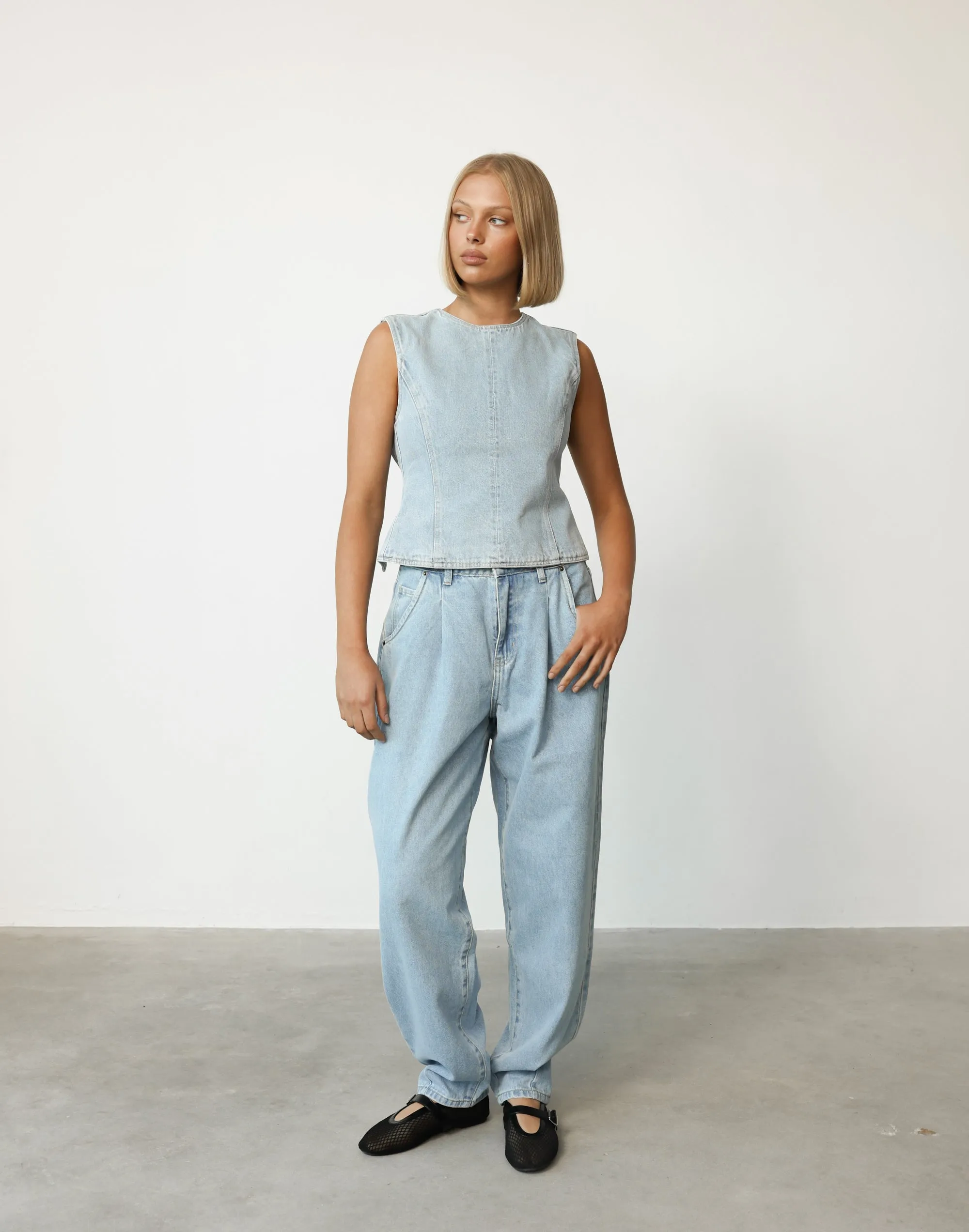 Countryside Top (Classic Denim) - By Lioness sold by Charcoal Clothing product image thumbnail 5