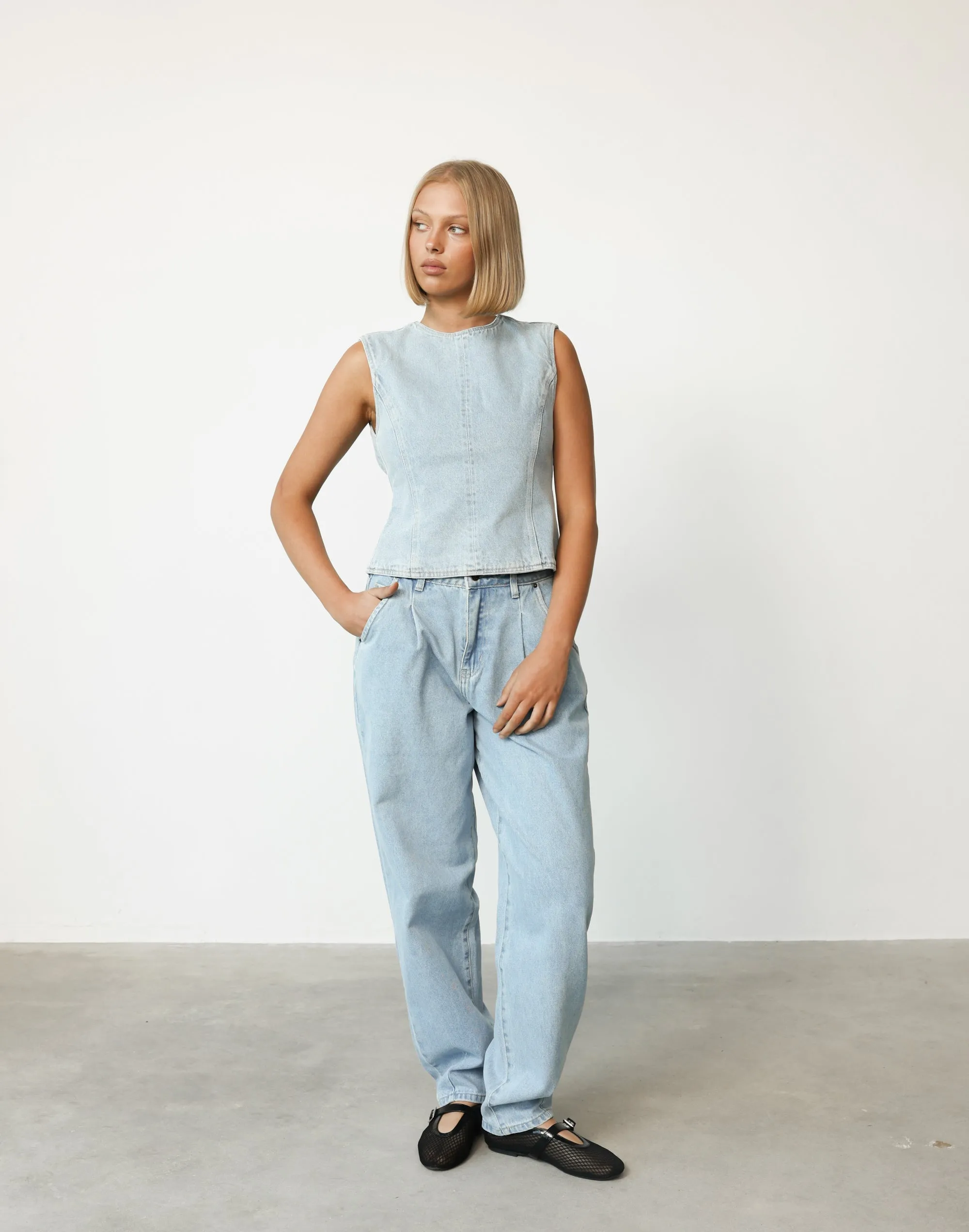 Countryside Top (Classic Denim) - By Lioness sold by Charcoal Clothing product image thumbnail 2