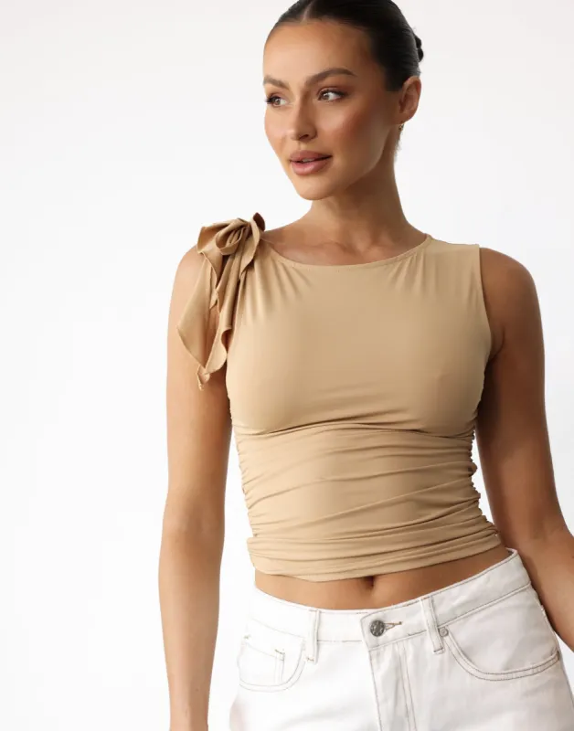 Rendezvous Top (Tan) - By Lioness sold by Charcoal Clothing
