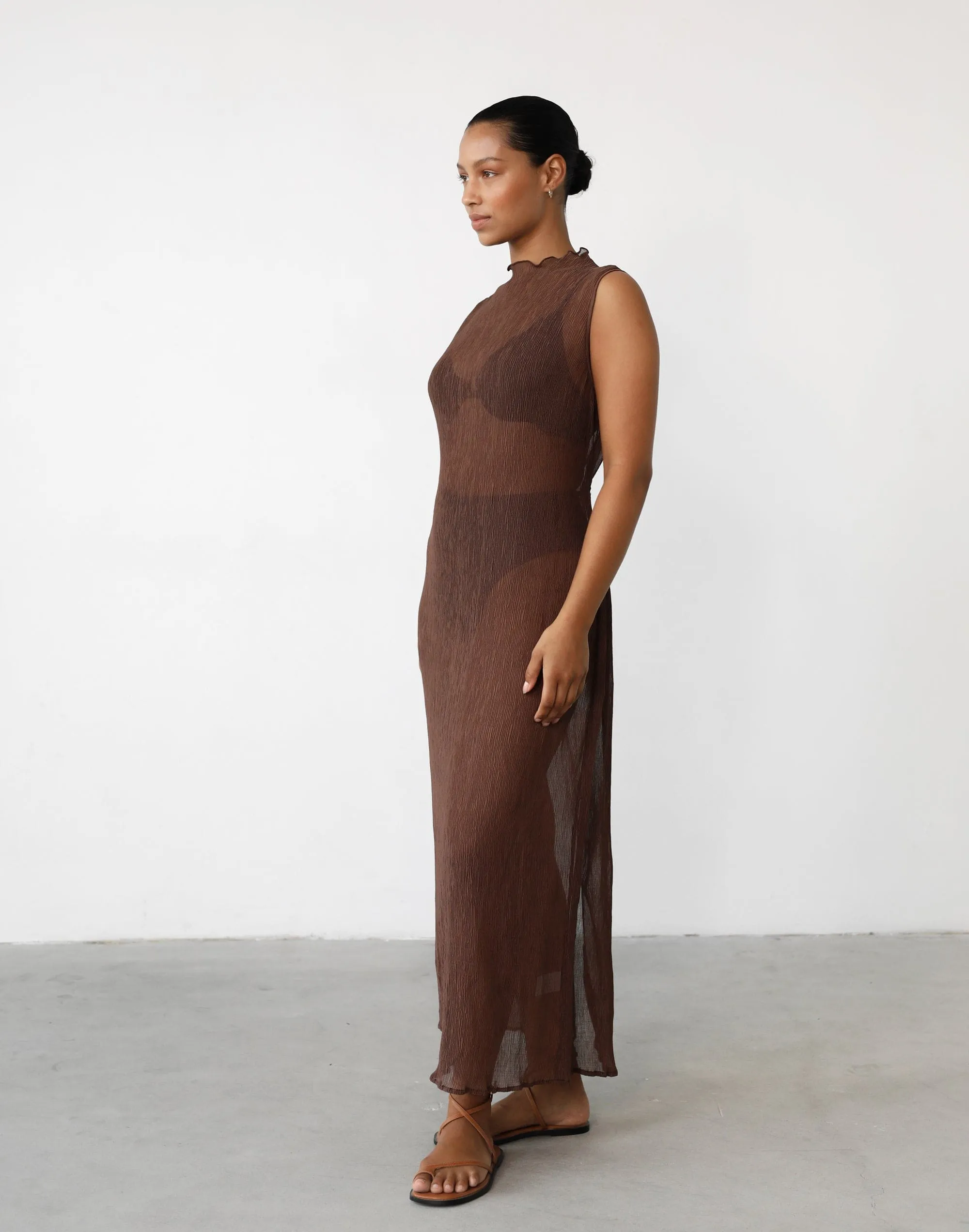 Solar Maxi Dress (Cocoa) sold by Charcoal Clothing product image thumbnail 5