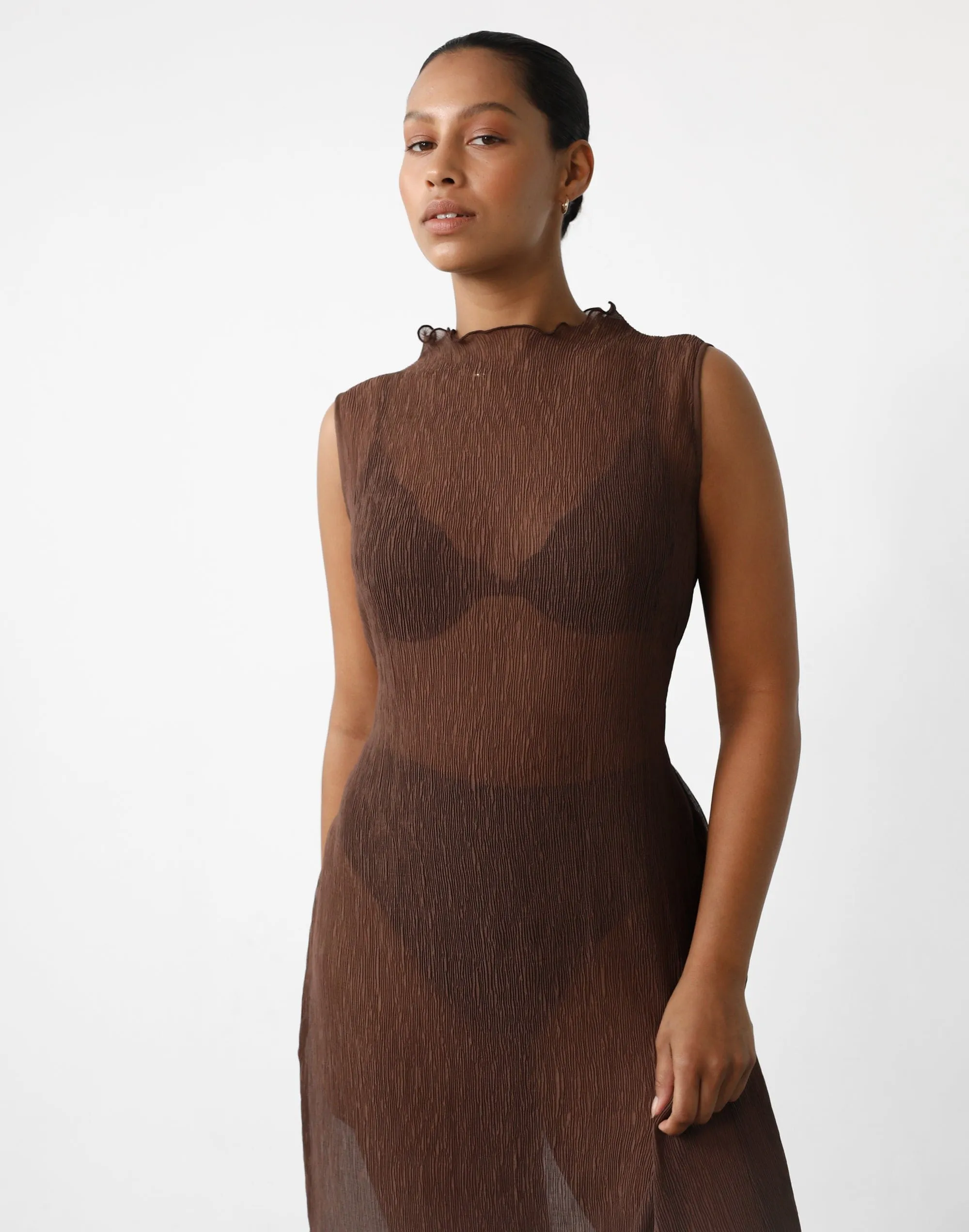 Solar Maxi Dress (Cocoa) sold by Charcoal Clothing product image thumbnail 4