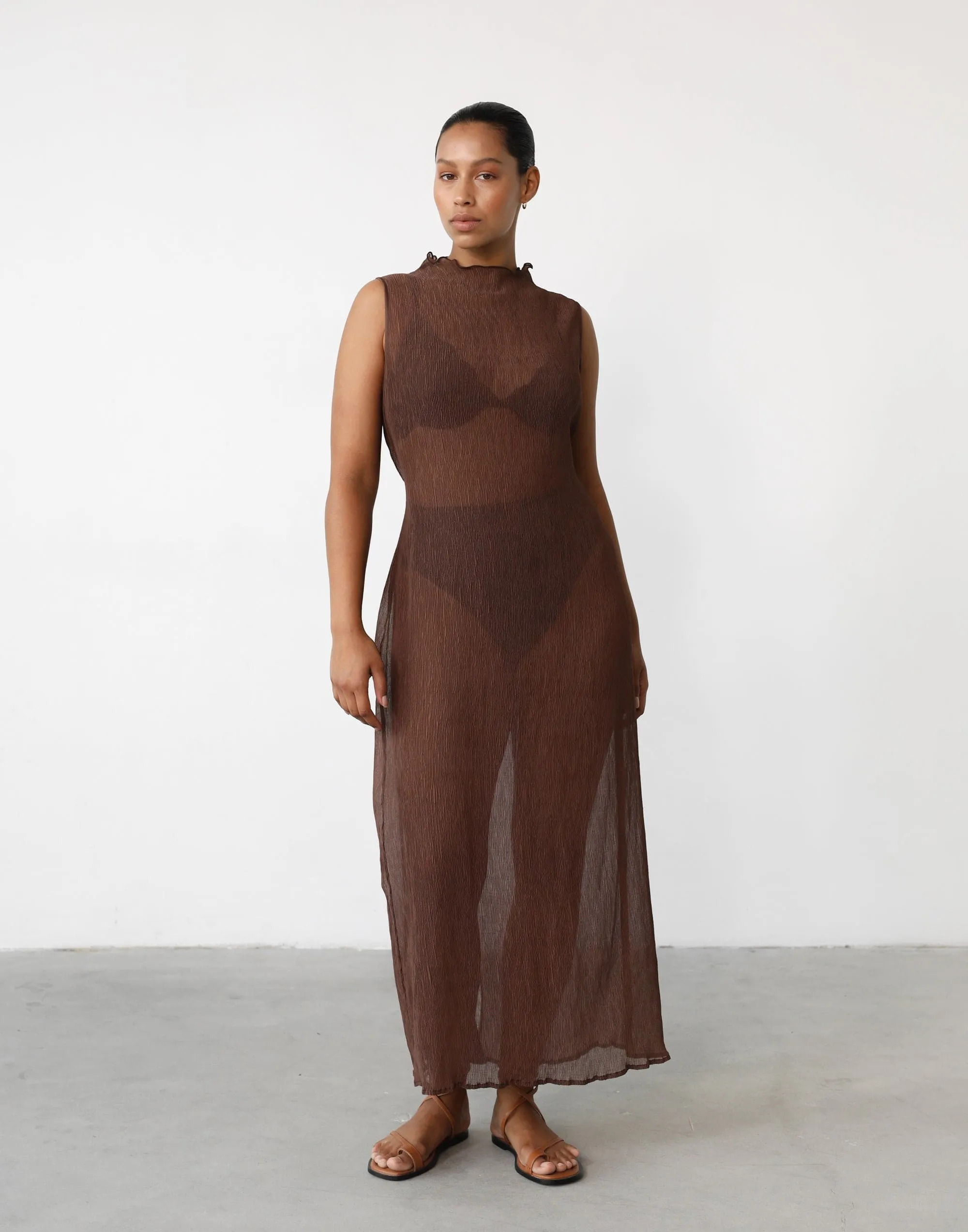 Solar Maxi Dress (Cocoa) sold by Charcoal Clothing product image thumbnail 3