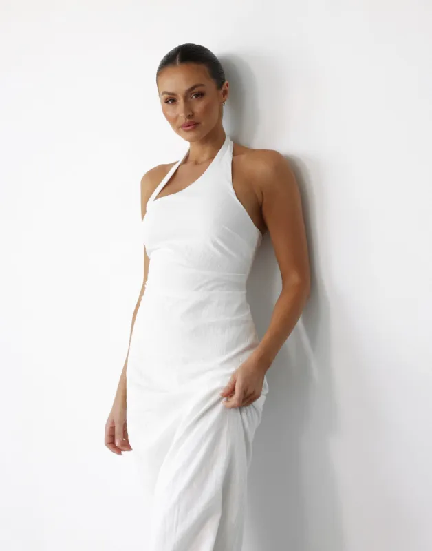 Nakia Maxi Dress (White) sold by Charcoal Clothing