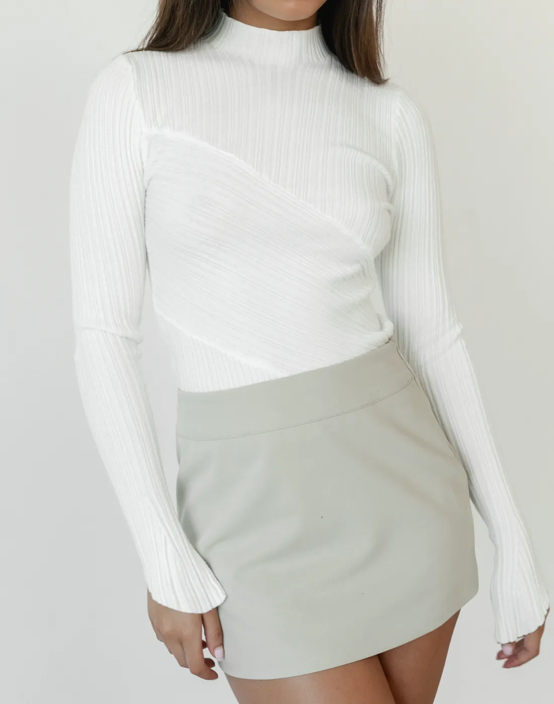 Kirsten Long Sleeve Top (White) sold by Charcoal Clothing product image thumbnail 2