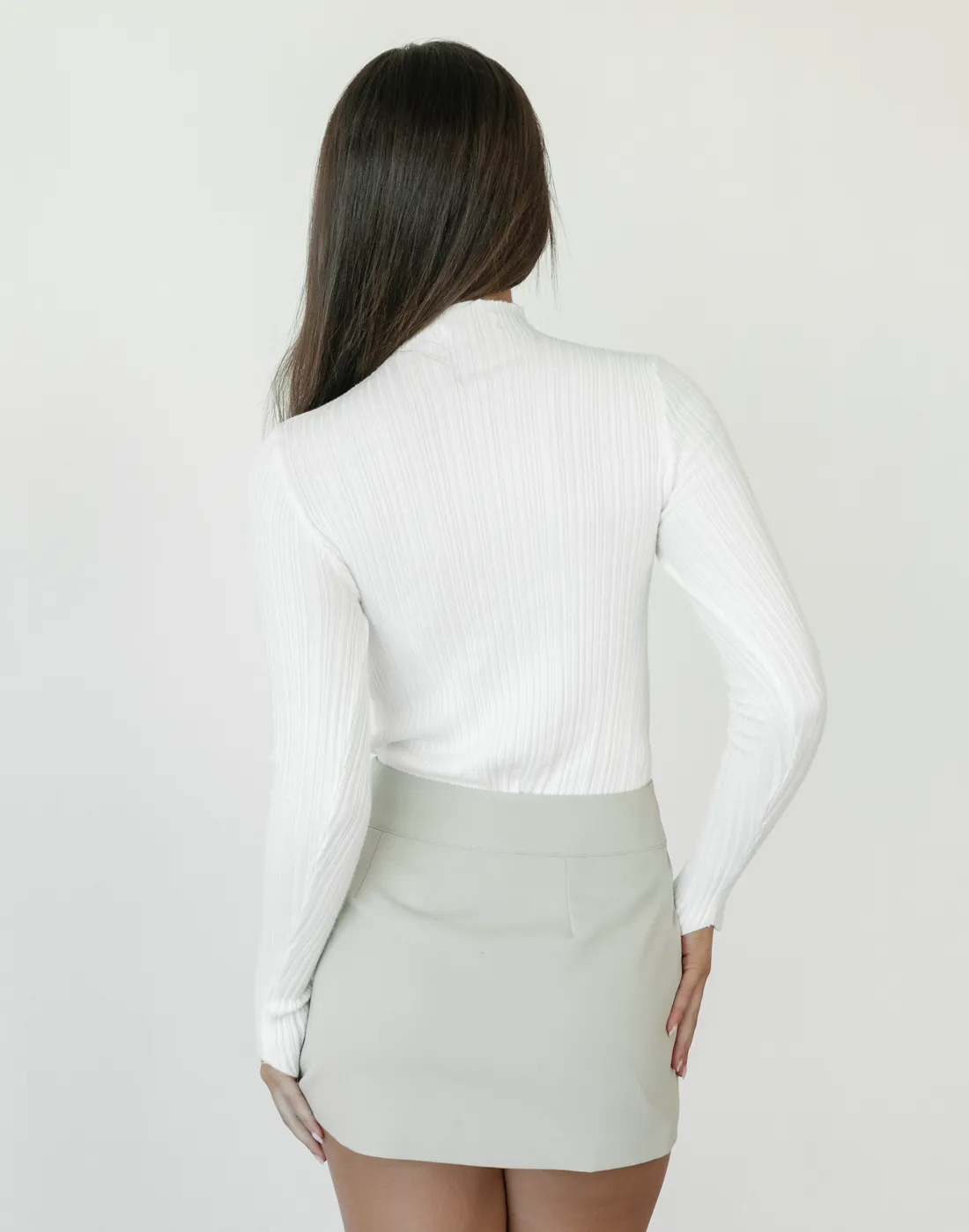 Kirsten Long Sleeve Top (White) sold by Charcoal Clothing product image thumbnail 5