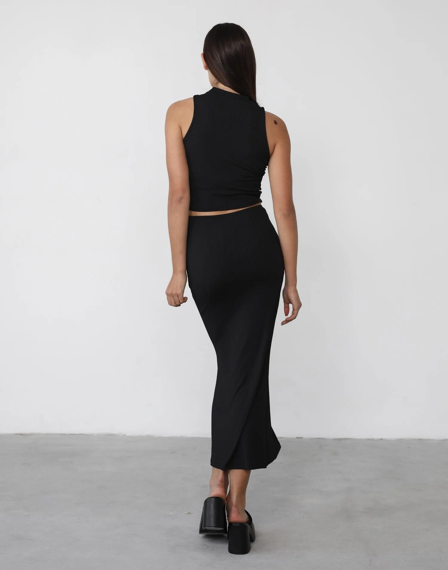 Inferno Midi Skirt (Black) sold by Charcoal Clothing product image thumbnail 3