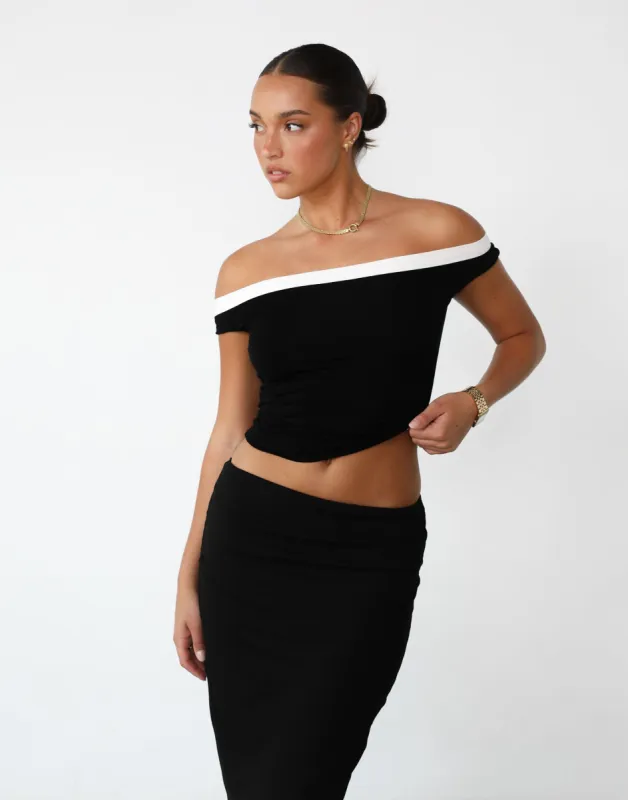 Ari Top (Black) sold by Charcoal Clothing