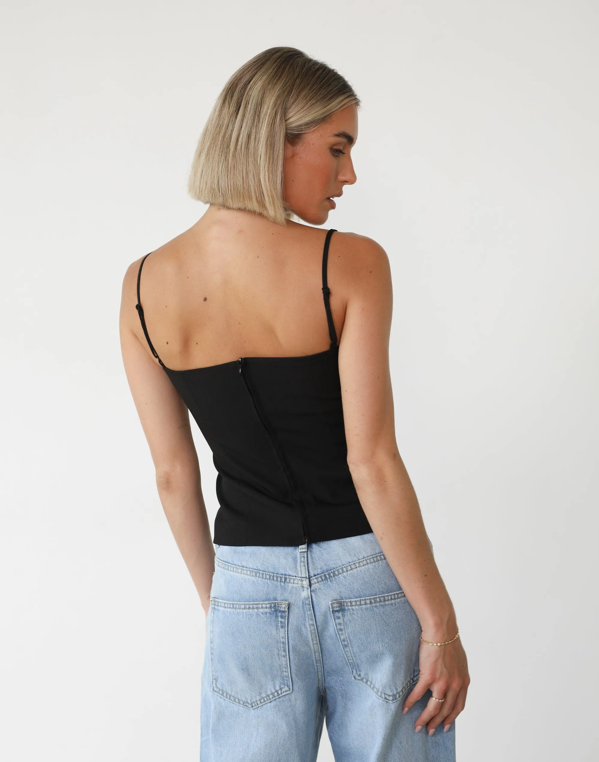 Adi Corset Top (Black) sold by Charcoal Clothing product image thumbnail 4