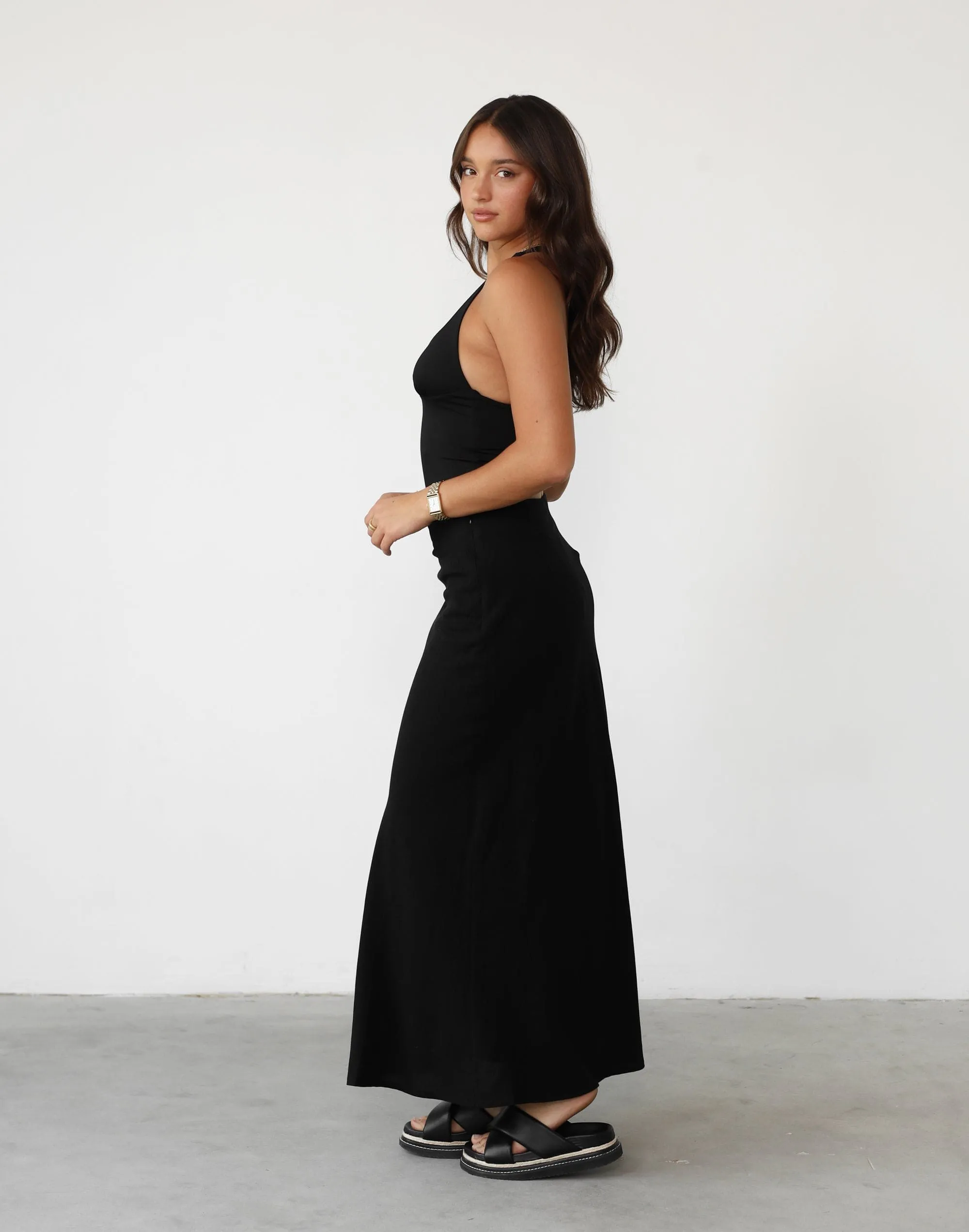 Shannon Maxi Skirt (Black) sold by Charcoal Clothing product image thumbnail 2