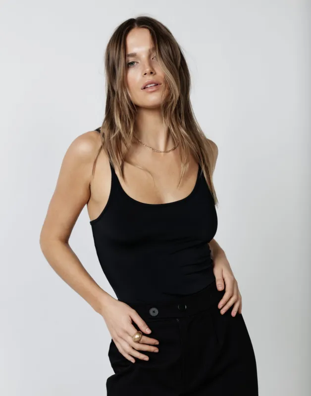 Leia Bodysuit (Black) sold by Charcoal Clothing