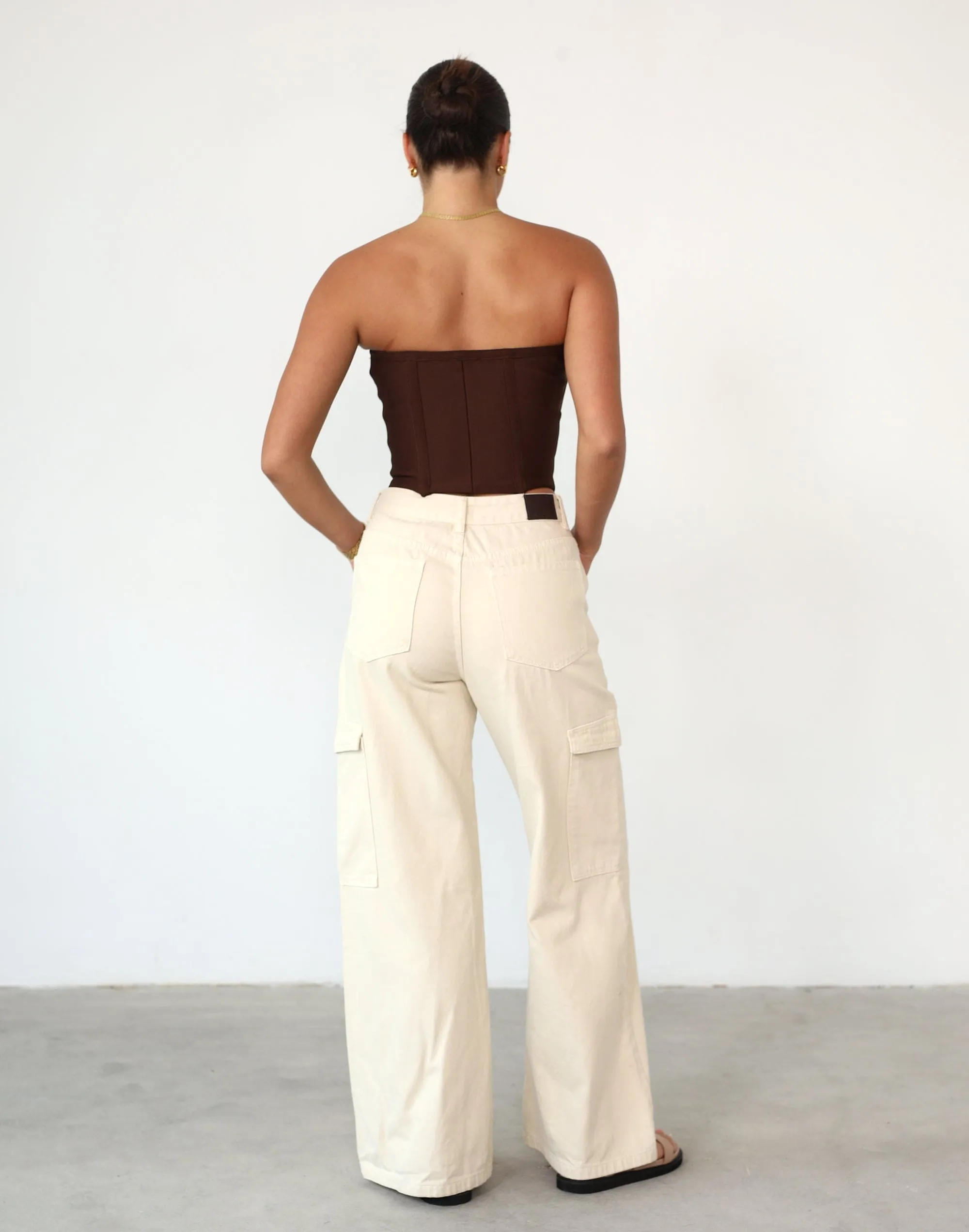 Passion Corset Top (Cocoa) sold by Charcoal Clothing product image thumbnail 4