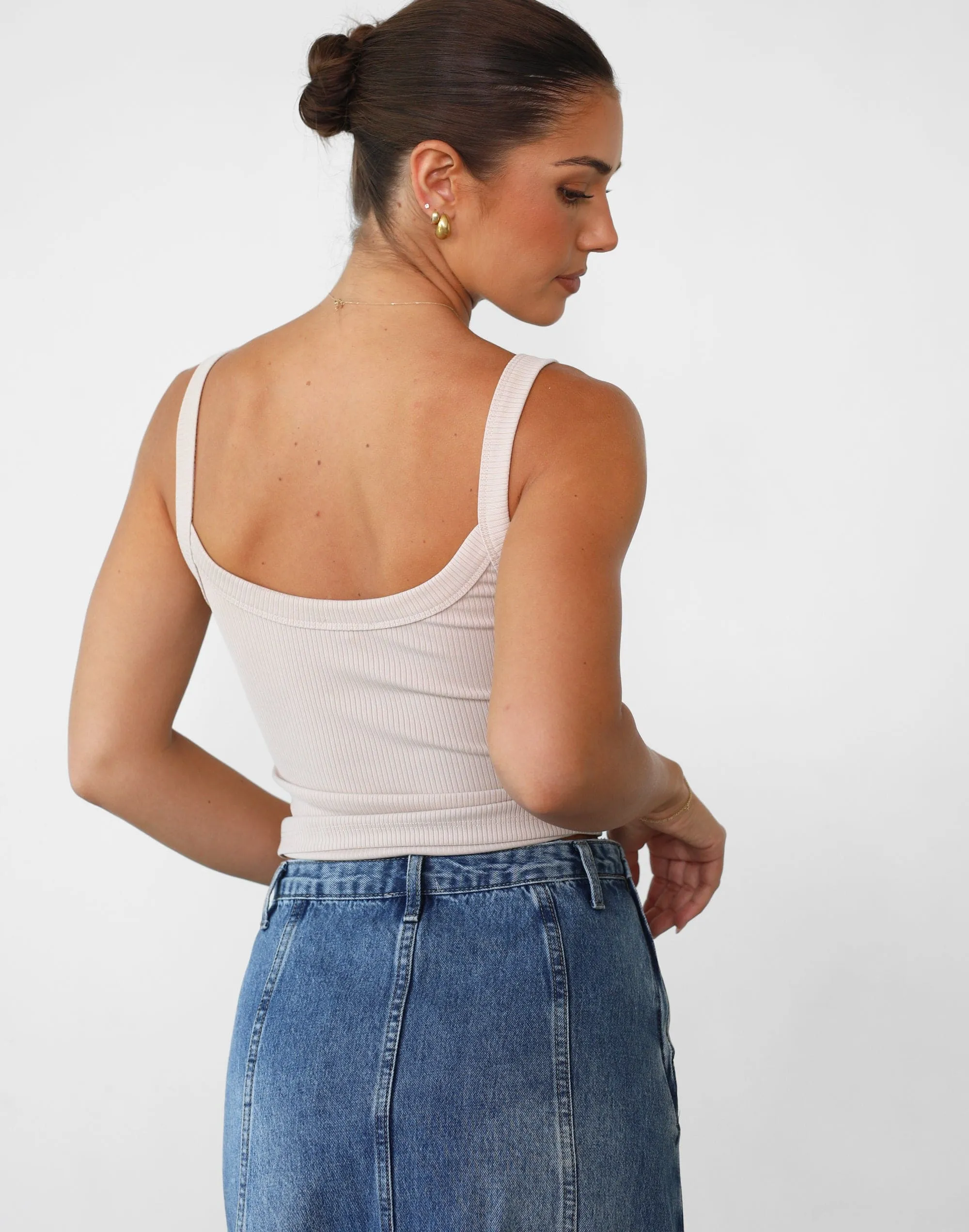 Skyler Tank Top (Beige) sold by Charcoal Clothing product image thumbnail 4