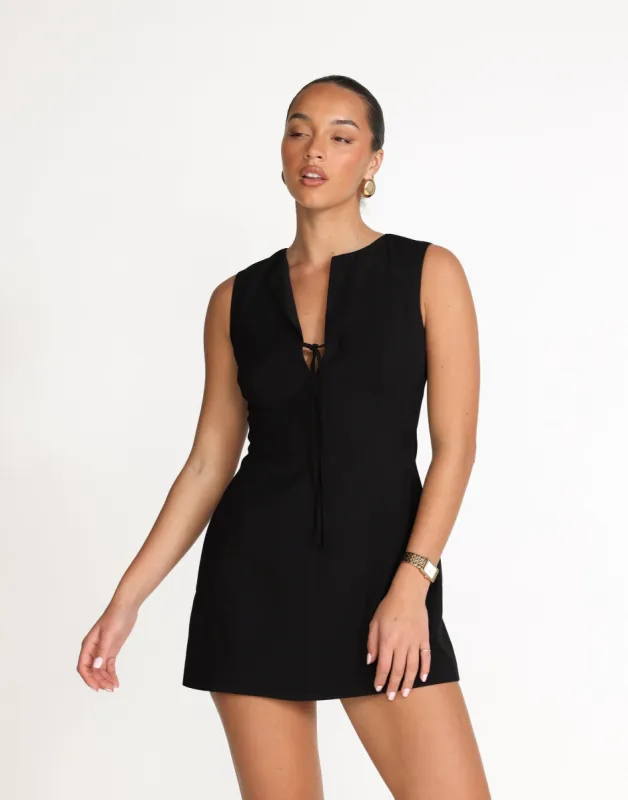Caisey Mini Dress (Black) sold by Charcoal Clothing