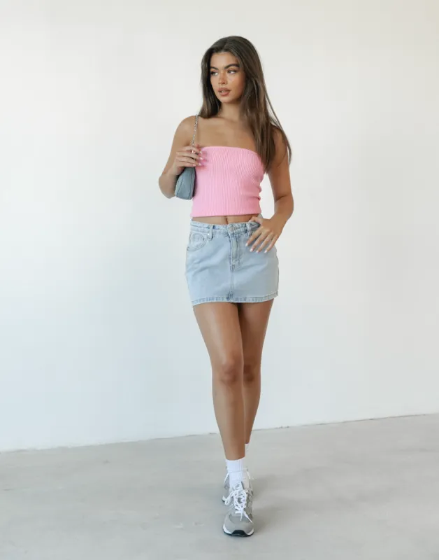 Nickita Knit Top (Pink) sold by Charcoal Clothing