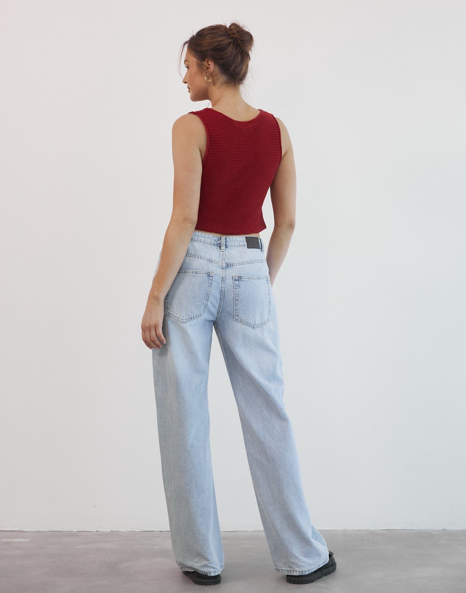 Beller Crop Top (Red) sold by Charcoal Clothing product image thumbnail 4