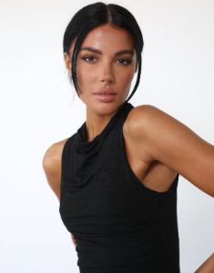 Donnalyn Mini Dress (Black) sold by Charcoal Clothing