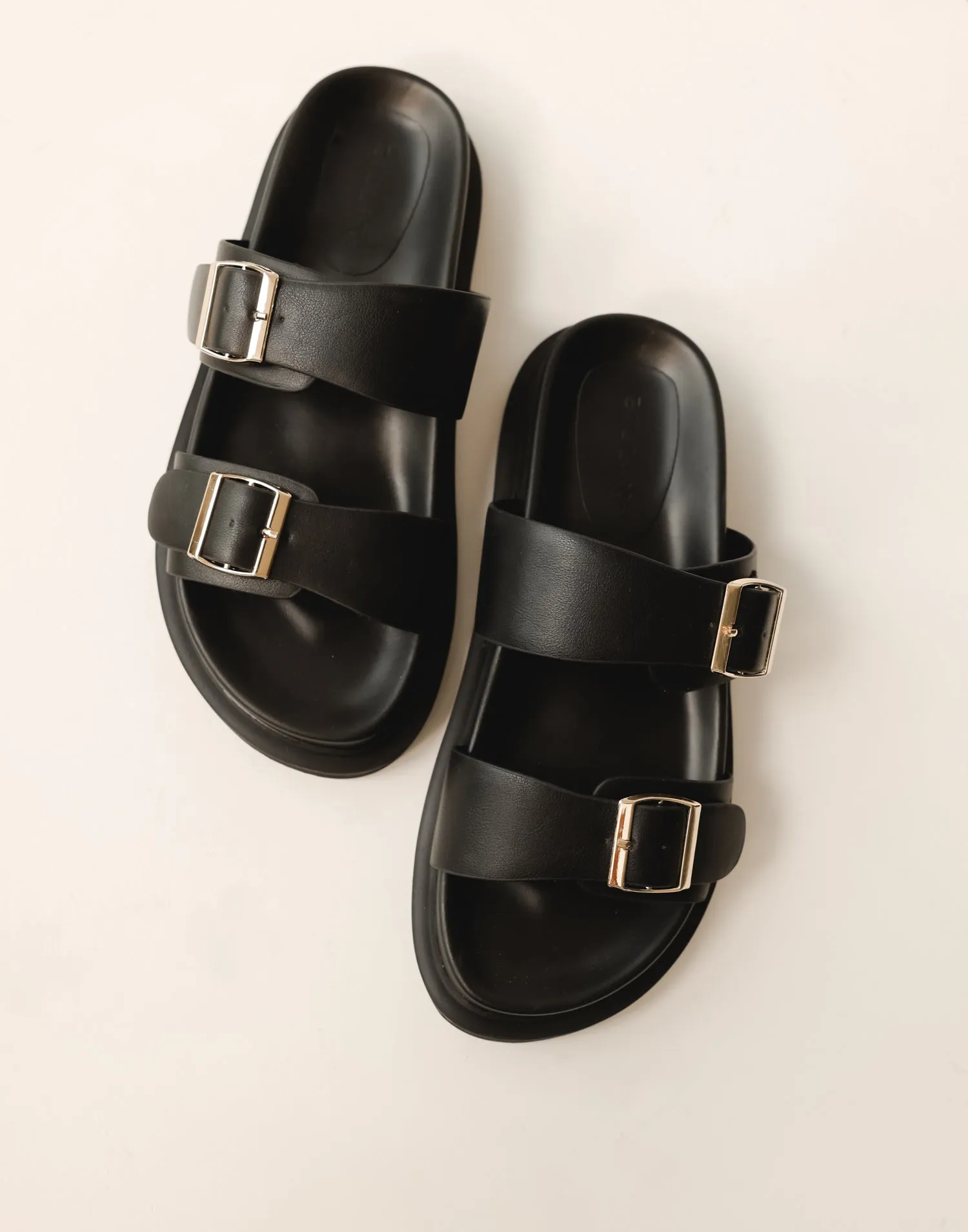 Imrie Slides (Black) - By Billini sold by Charcoal Clothing product image thumbnail 2