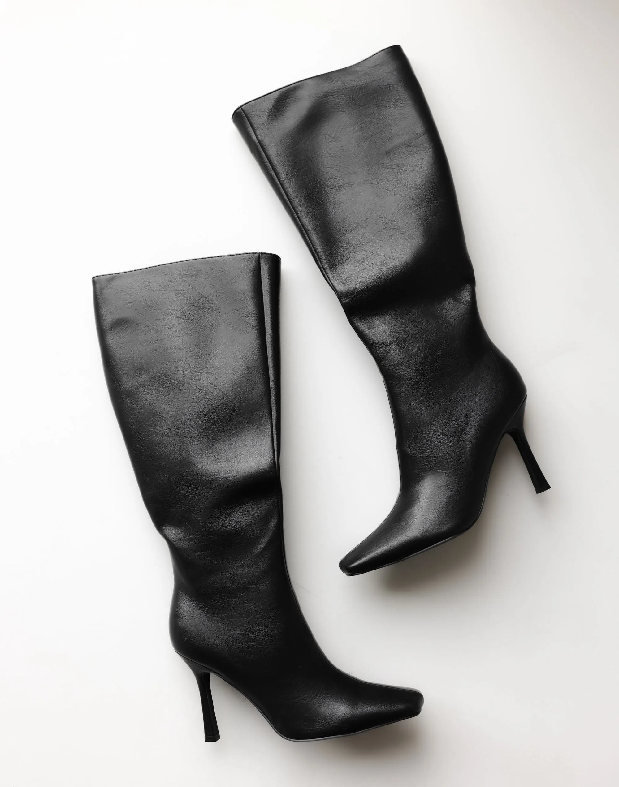 Lainey Boot (Black Texture) - By Billini sold by Charcoal Clothing