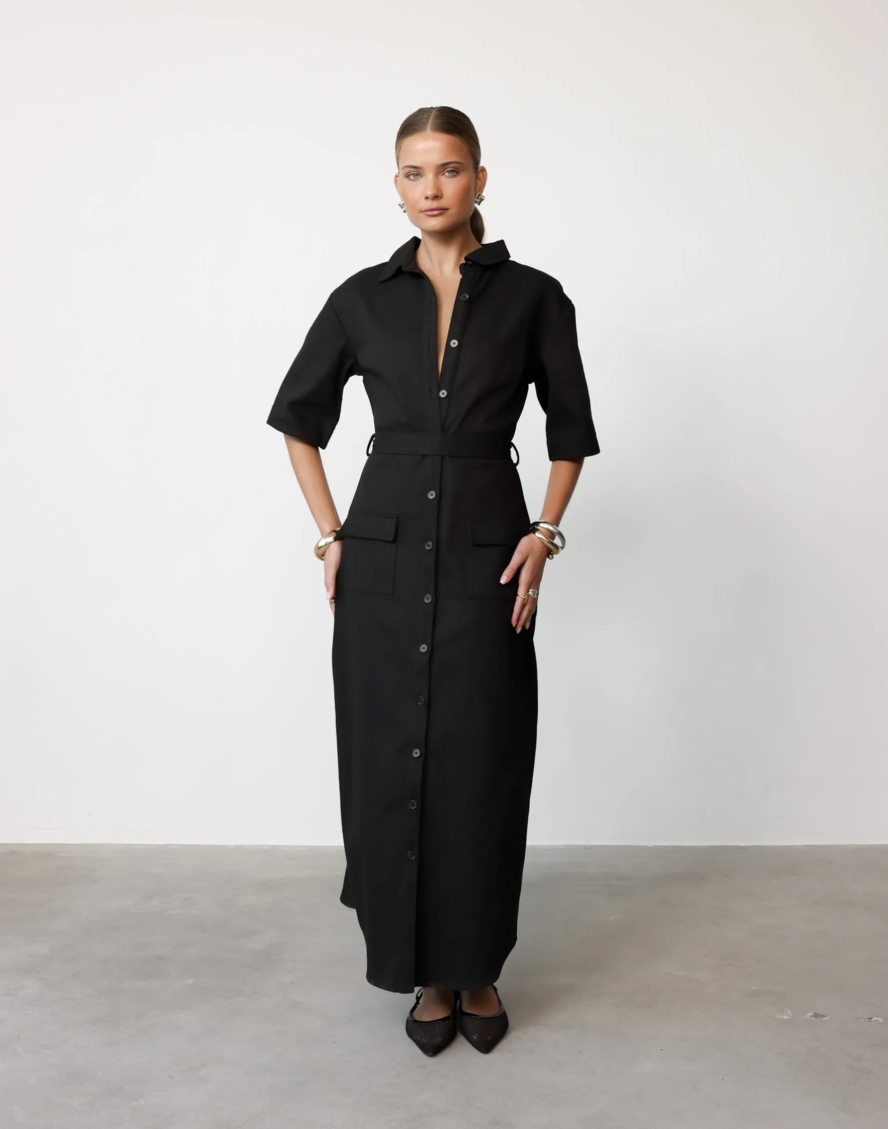 Roxy Maxi Dress (Black) sold by Charcoal Clothing