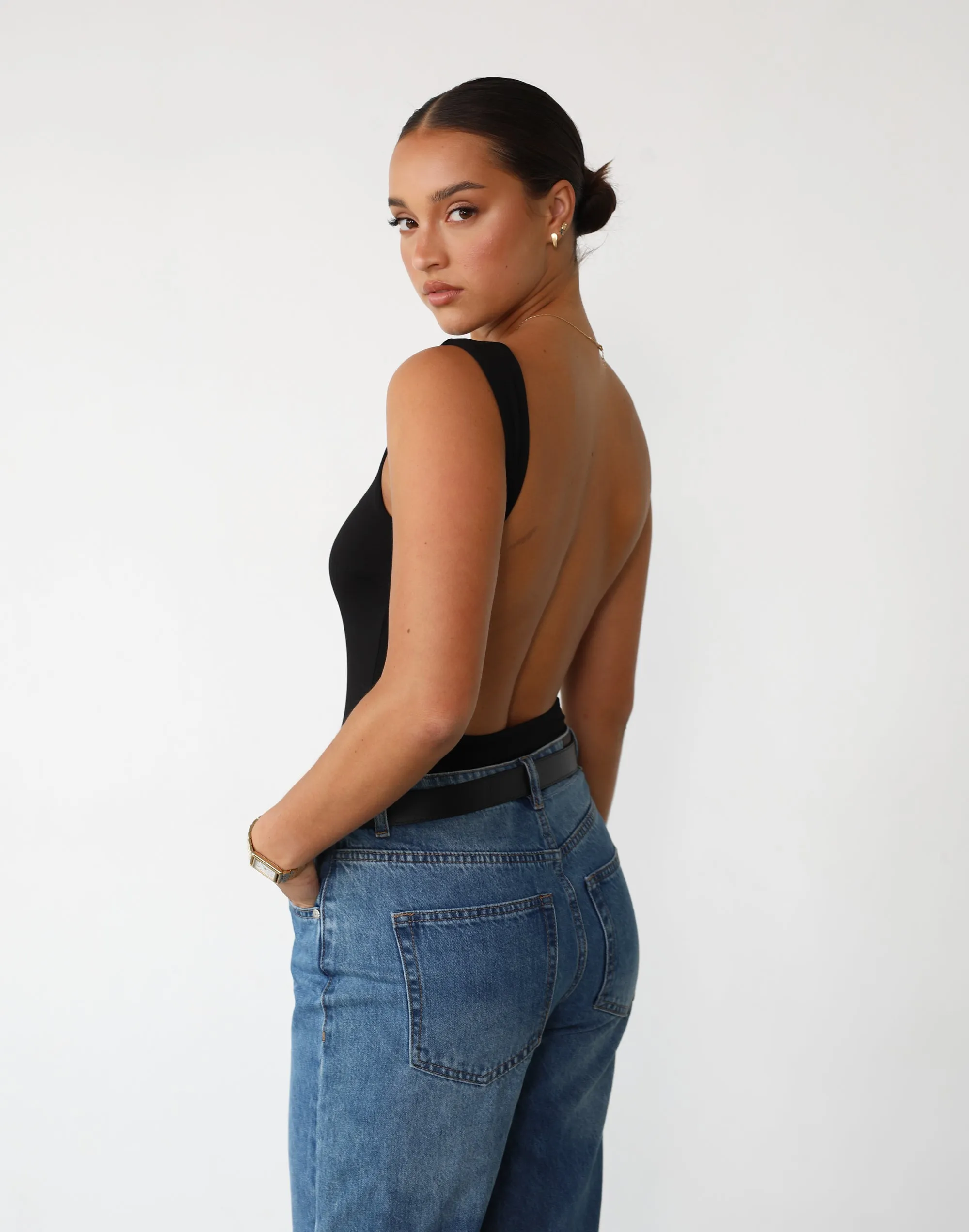 Luna Bodysuit (Black) sold by Charcoal Clothing