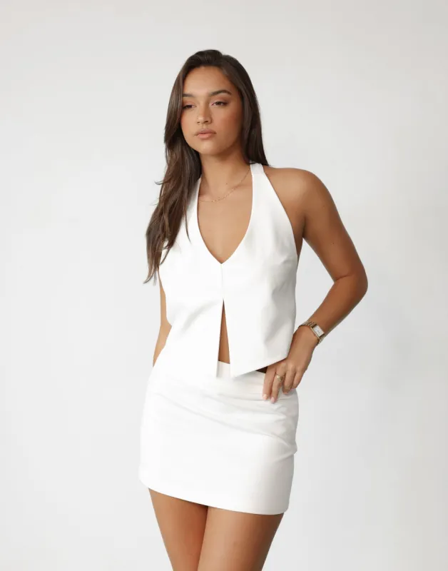 Kailani Top (White) sold by Charcoal Clothing