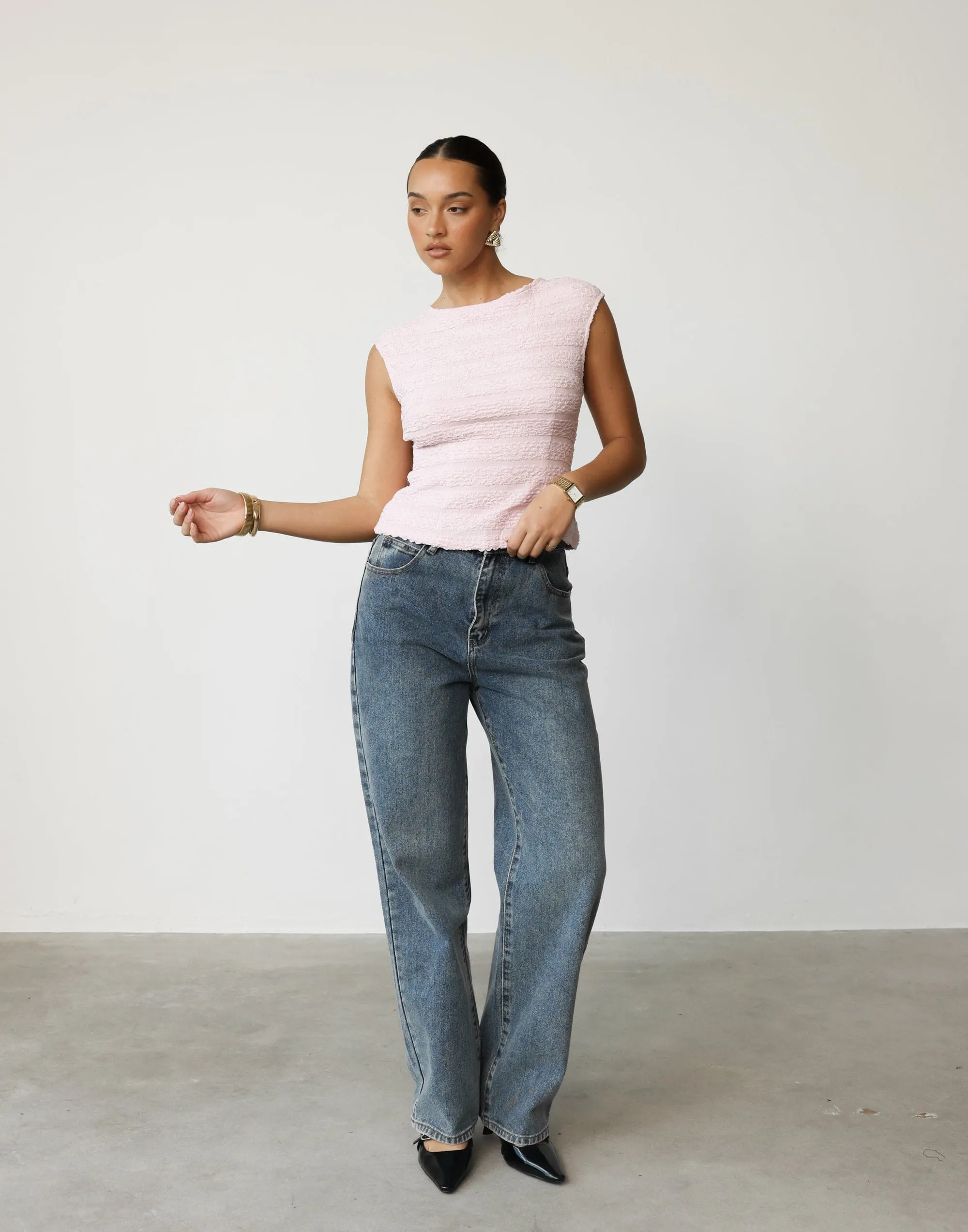 Uno Tie Top (Blush) - By Lioness sold by Charcoal Clothing product image thumbnail 2