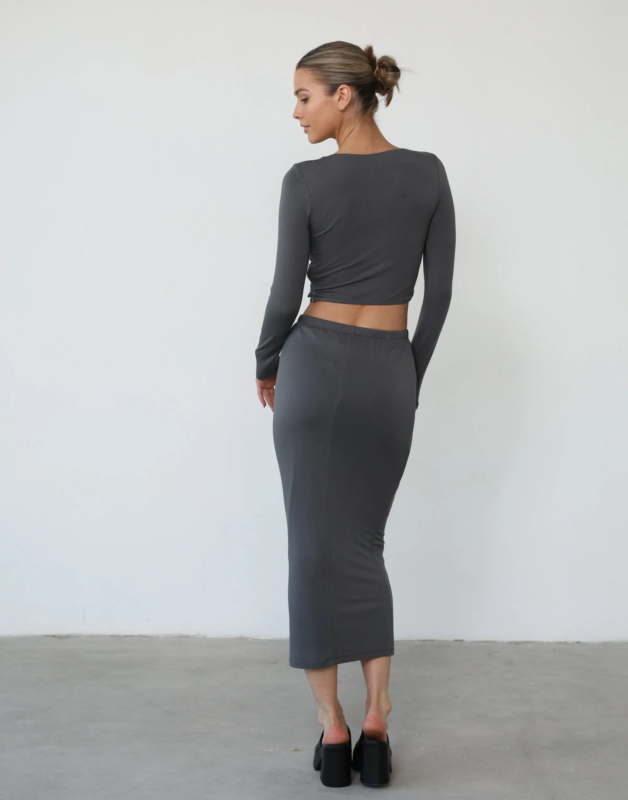 Clerisse Long Sleeve Top (Charcoal) sold by Charcoal Clothing product image thumbnail 2