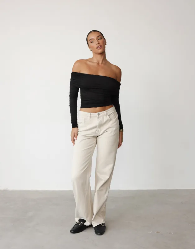 Viviane Top (Black) sold by Charcoal Clothing