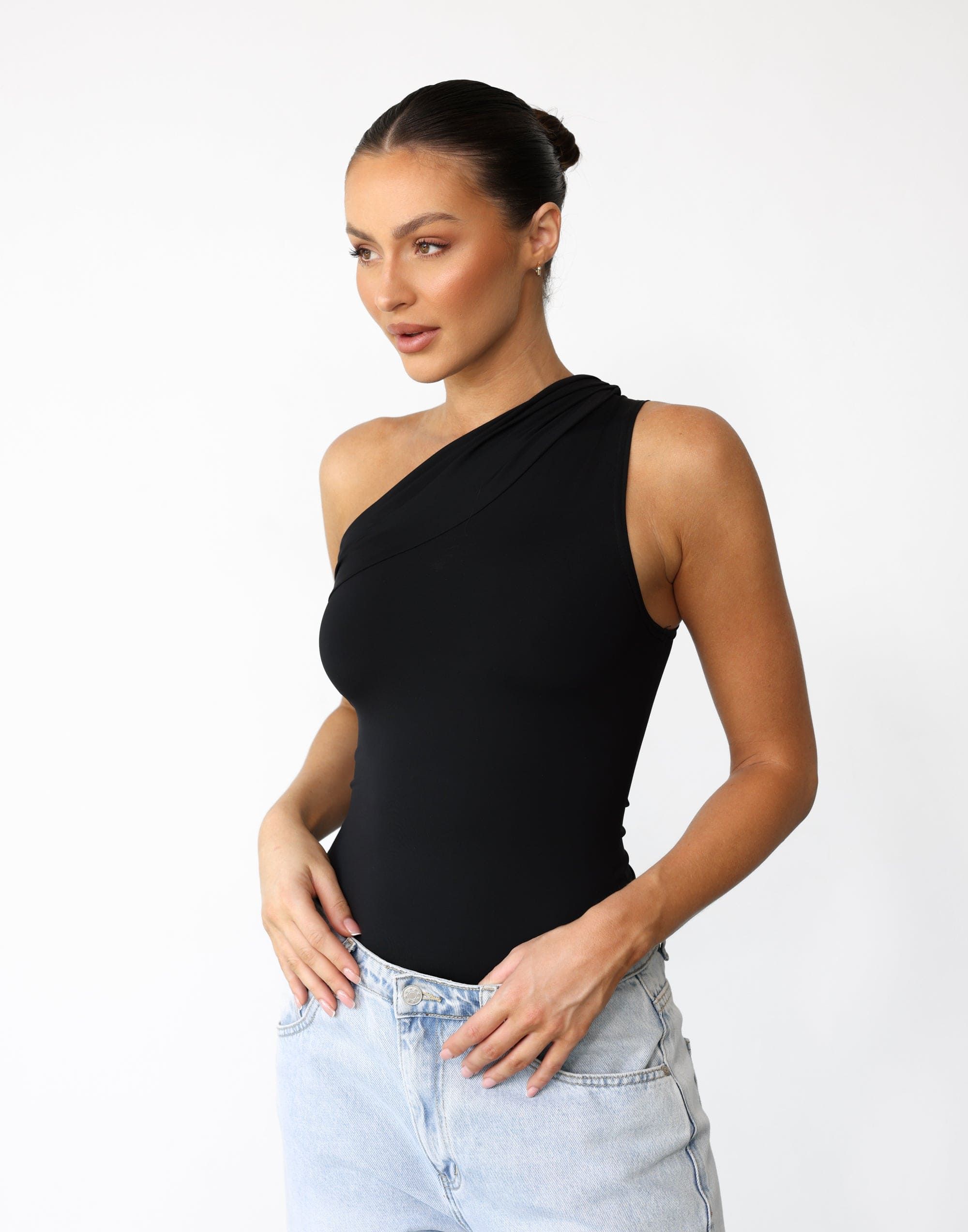 Aysha Bodysuit (Black) sold by Charcoal Clothing