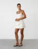 Alistair Mini Dress (Oat) sold by Charcoal Clothing