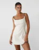 Alistair Mini Dress (Oat) sold by Charcoal Clothing