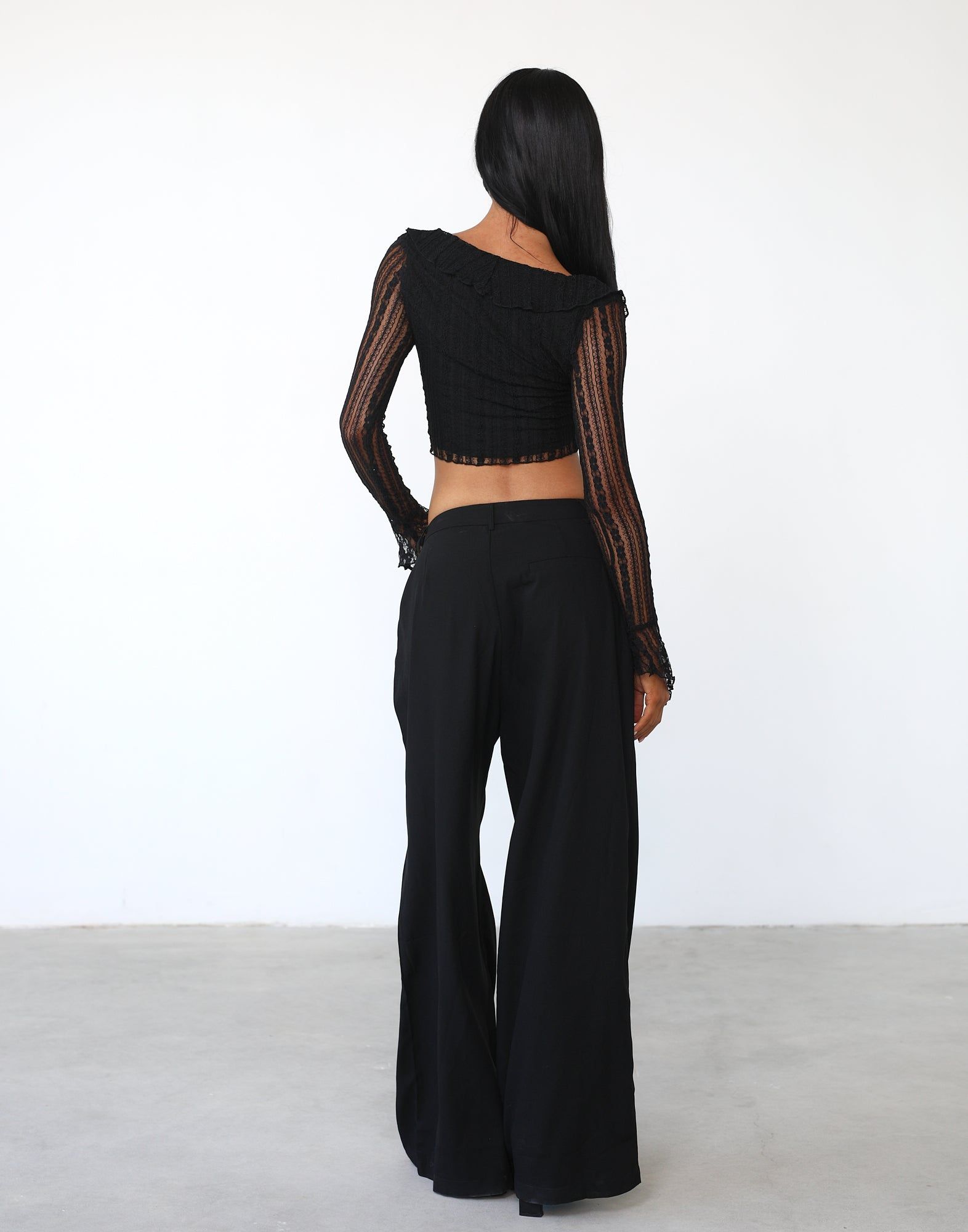 Avril Long Sleeve Top (Black) sold by Charcoal Clothing product image thumbnail 4