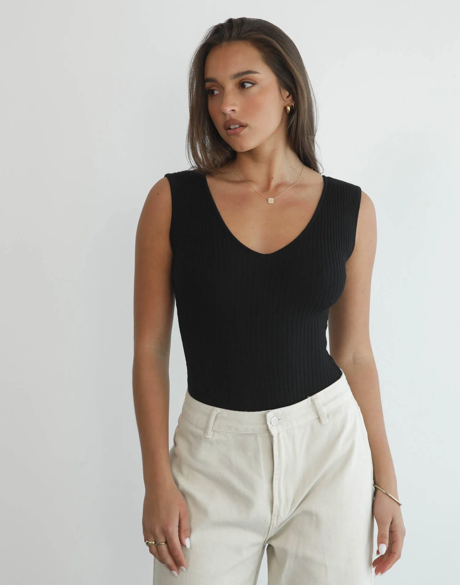 Moira Bodysuit (Black) sold by Charcoal Clothing