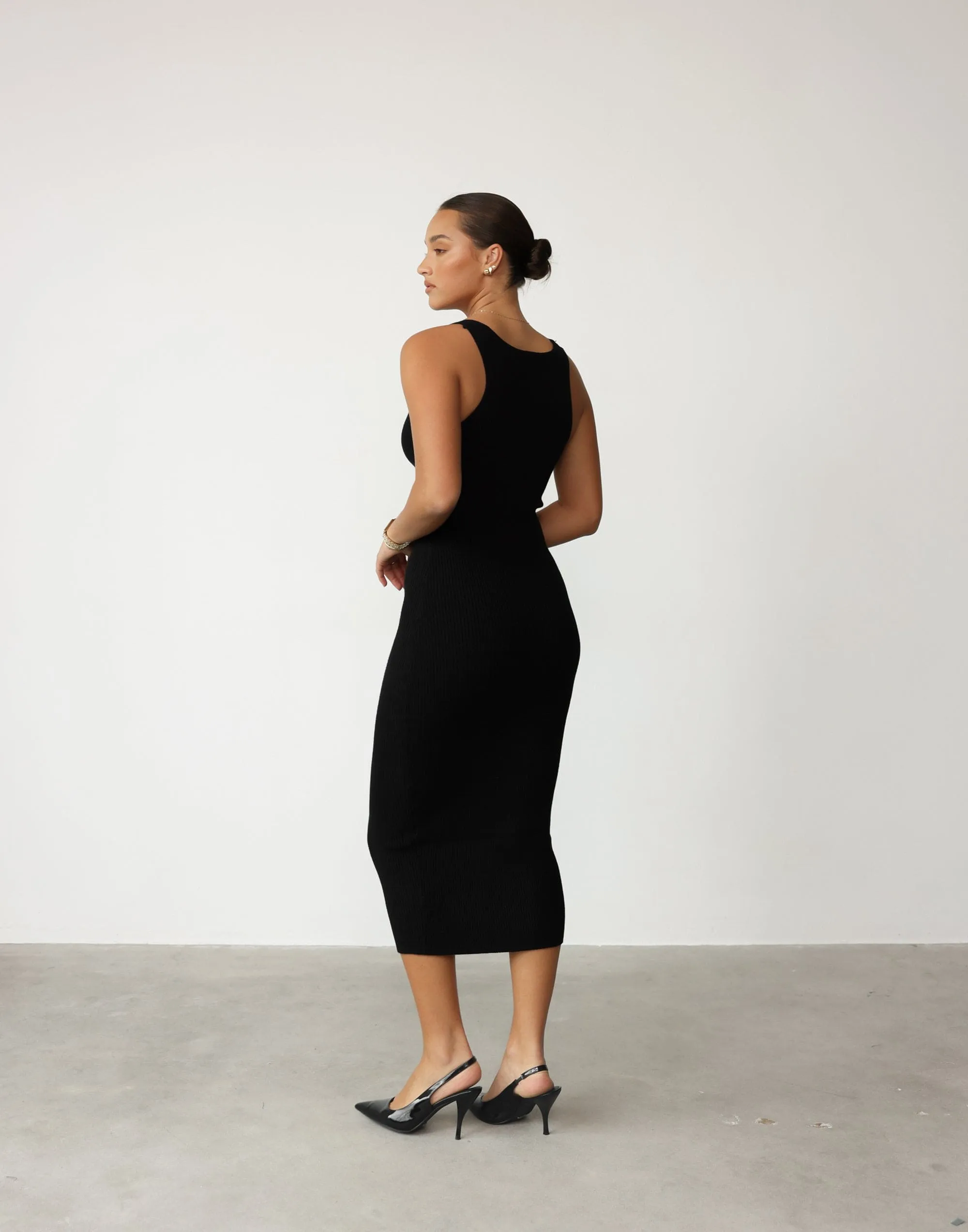 Mariam Midi Dress (Black) sold by Charcoal Clothing product image thumbnail 5