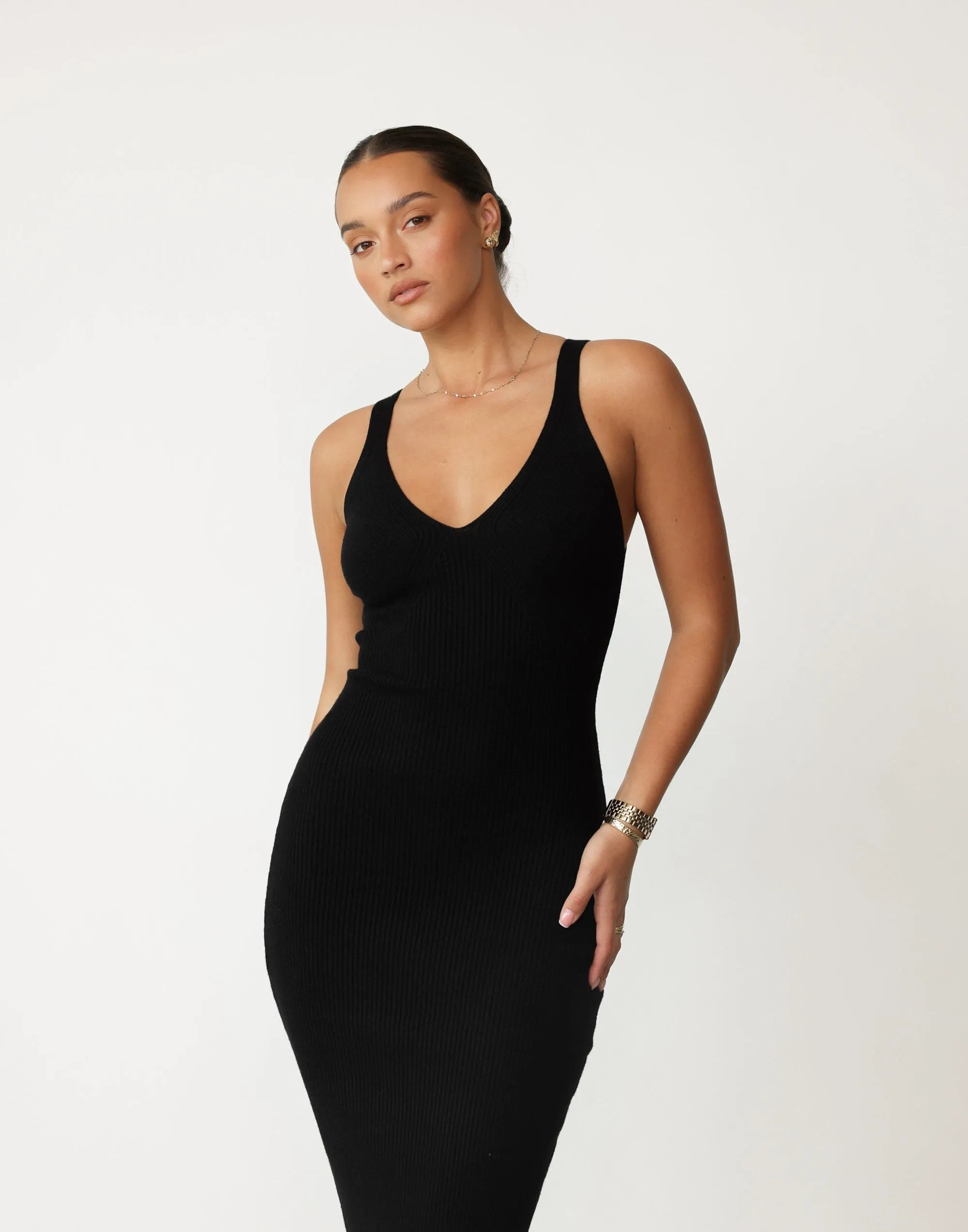 Mariam Midi Dress (Black) sold by Charcoal Clothing product image thumbnail 2