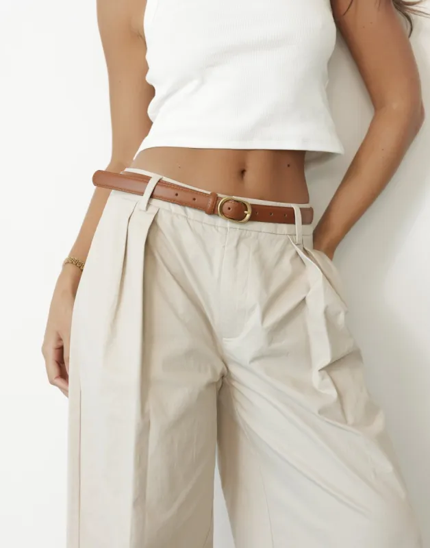 Darcey Belt (Camel) sold by Charcoal Clothing