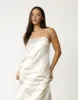 Kacey Maxi Dress (Beige Stripe) sold by Charcoal Clothing