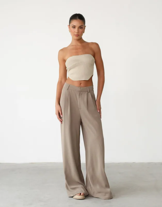 Adara Top (Beige) sold by Charcoal Clothing
