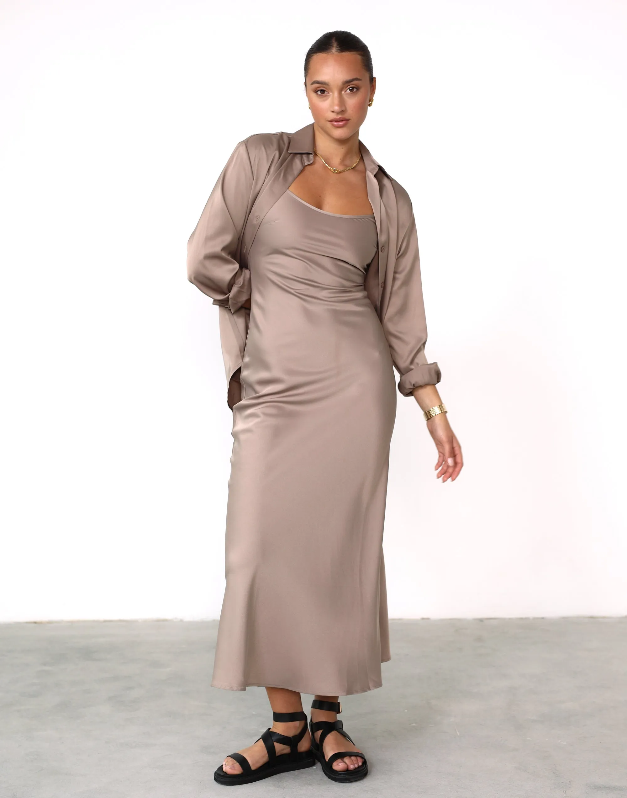 Martha Maxi Dress (Ash) sold by Charcoal Clothing product image thumbnail 3