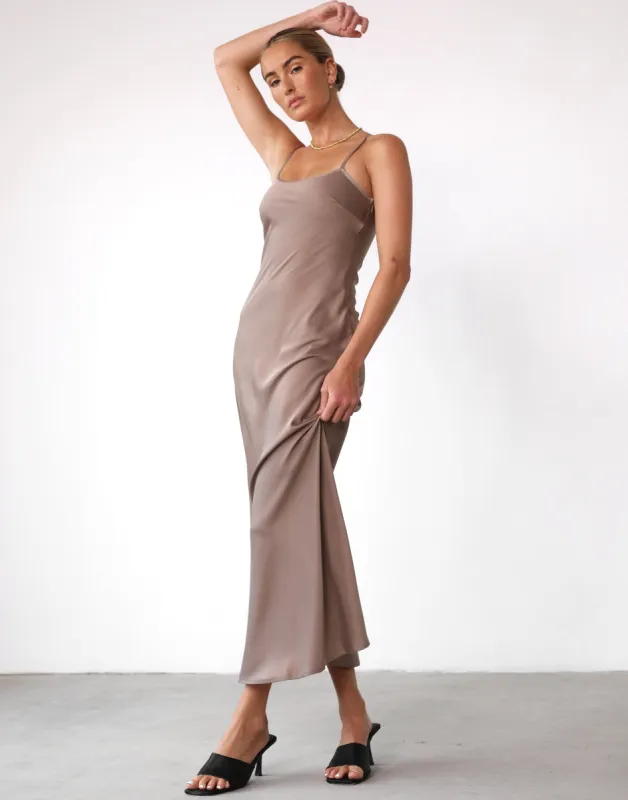 Martha Maxi Dress (Ash) sold by Charcoal Clothing