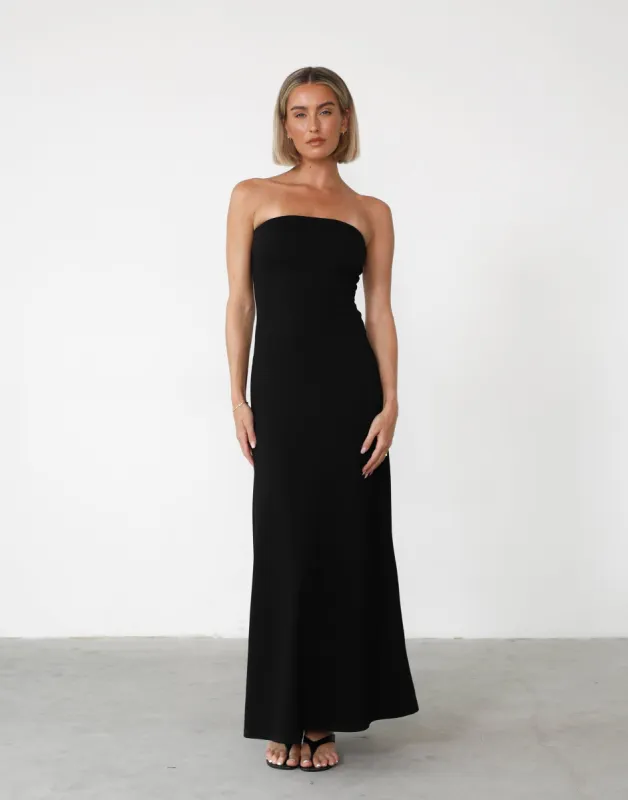 Ada Maxi Dress (Black) sold by Charcoal Clothing